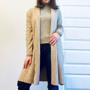 Love N Show Korean Style Long Soft Brown Cardigan